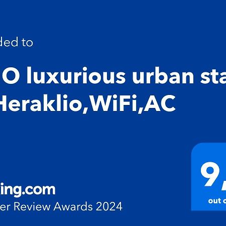 Brio Luxurious Urban Stay In Heraklio,Wifi,Αc Kandiye Dış mekan fotoğraf